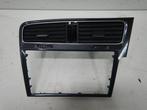 VW Golf 7 Facelift Navi Inleg Grijs 5G1819743G RHD, Ophalen of Verzenden, Gebruikt