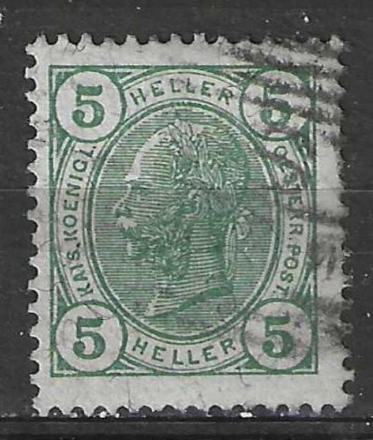 Oostenrijk 1904 - Yvert 84 - Keizer Franz Jozef (ST), Postzegels en Munten, Postzegels | Europa | Oostenrijk, Gestempeld, Verzenden