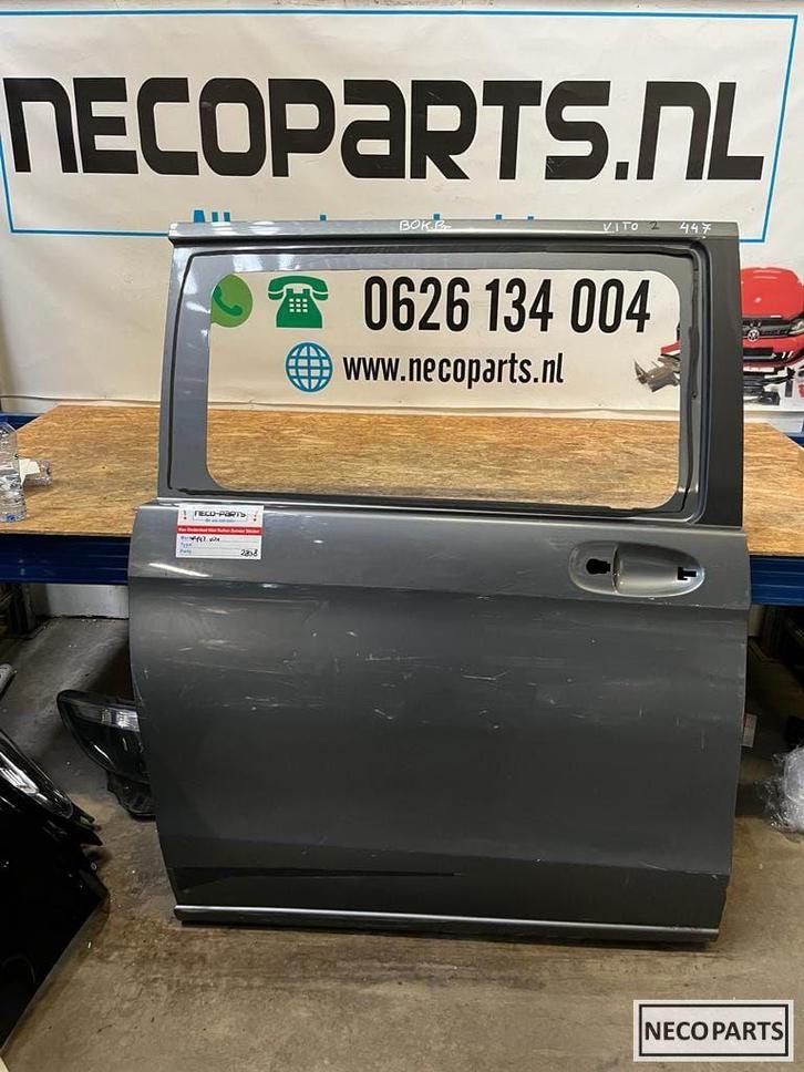 V KLASSE VITO W447 DEUR PORTIER SCHUIFDEUR ALLES LEVERBAAR, Auto-onderdelen, Carrosserie, Achterklep, Mercedes-Benz, Achter, Gebruikt