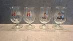 Duvel glazen collectors items 4 stuks, Ophalen of Verzenden