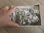 Oude foto fietsclub, genomen in Gent, salami Juperia, Verzamelen, Ophalen of Verzenden