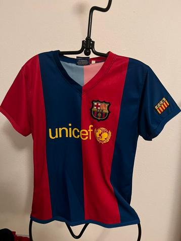 Chemise Ronaldinho Barcelona  disponible aux enchères