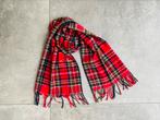 Rood vintage geruit sjaal sjaaltje Schotse ruit, Taille 36 (S), Porté, Enlèvement ou Envoi, Écharpe