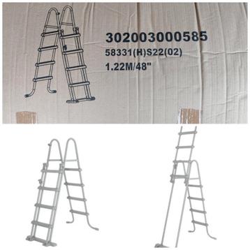 Échelle pour piscine de max 122cm de hauteur / BESTWAY 58331 beschikbaar voor biedingen