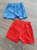 Set van rood en blauw shortje 62/68, Enfants & Bébés, Vêtements de bébé | Taille 62, Comme neuf, Garçon ou Fille, Zeeman, Enlèvement ou Envoi