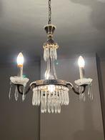 Kristallen luster, Huis en Inrichting, Lampen | Kroonluchters, Ophalen, Zo goed als nieuw