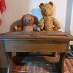 Mini schoolbank poppen en beren l.50  h40 d.44cm, Antiek en Kunst, Antiek | Speelgoed, Ophalen
