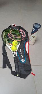 Tennisracket en 4 tennisballen, Sport en Fitness, Tennis, Zo goed als nieuw, Racket, Ophalen, L2