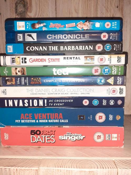 Britse DVD's en Blu-rays per stuk te koop, CD & DVD, DVD | Comédie, Utilisé, Comédie romantique, Coffret, À partir de 12 ans, Enlèvement ou Envoi
