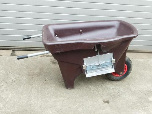 Voederkruiwagen met doseerschuif - 100l - la buvette - NIEUW, Tuin en Terras, Kruiwagens, Nieuw, Handmatig, Eenwielig, Ophalen