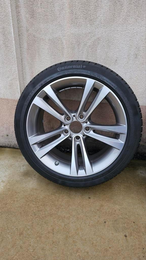 bmw velgen, als nieuw , met Continental winterbanden, Auto-onderdelen, Banden en Velgen, Banden en Velgen, Winterbanden, 18 inch