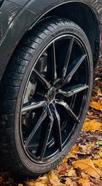 CVR 4 9X22 ET43 5X108 DOUBLE TINTED BLACK, Ophalen, Gebruikt, 265 mm, Banden en Velgen