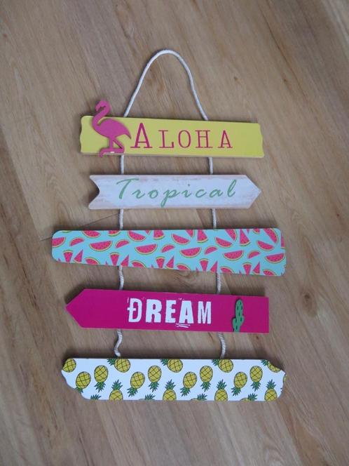 Décoration Aloha-Tropical-Dream, Huis en Inrichting, Woonaccessoires | Wanddecoraties, Gebruikt, Ophalen of Verzenden