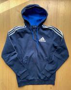 Sweat Adidas bleu marine lignes blanches Taille 14-16 ans, Enlèvement ou Envoi, Pull ou Veste, Comme neuf, Adidas