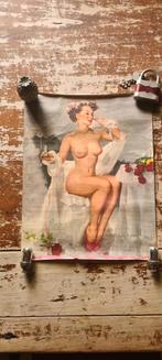 Gil Elvgren boeiende originele poster, Antiek en Kunst, Ophalen of Verzenden