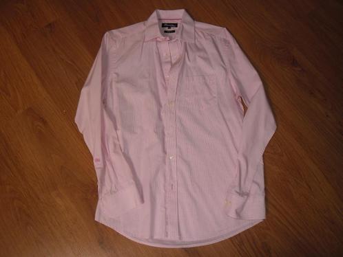 Roze heren- / jongenshemd (maat 37/38), Kleding | Heren, Overhemden, Zo goed als nieuw, Halswijdte 38 (S) of kleiner, Roze, Ophalen of Verzenden