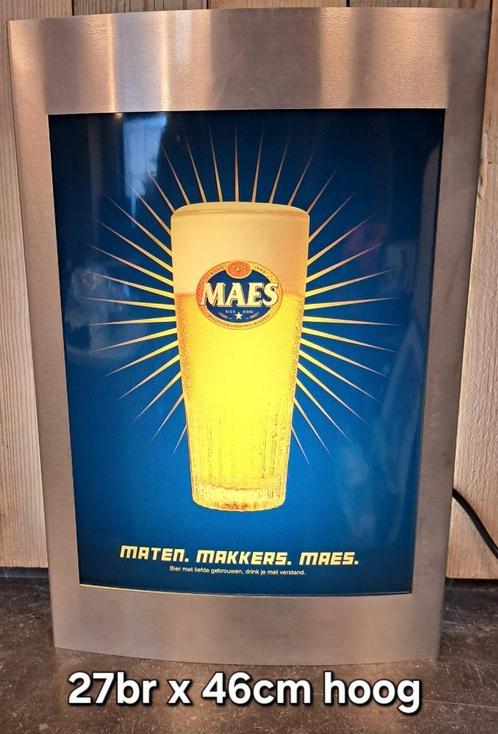 Maes lichtreclame, Verzamelen, Biermerken, Nieuw, Reclamebord, Plaat of Schild, Overige merken, Ophalen