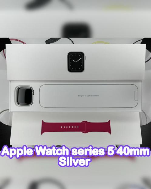 Apple Watch 5 40mm silver, Telecommunicatie, Mobiele telefoons | Apple iPhone, Ophalen of Verzenden