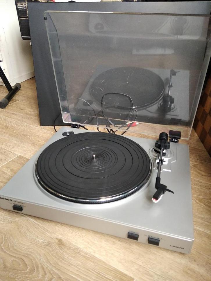 Platenspeler Lenco L-3866 USB - draaitafel, Audio, Tv en Foto, Platenspelers, Platenspeler, Overige merken, Automatisch, USB-aansluiting