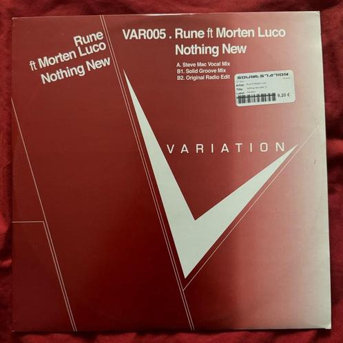 Rune Ft. Morten Luco – Nothing New, Cd's en Dvd's, Vinyl | Dance en House, Gebruikt, Techno of Trance, 12 inch, Verzenden