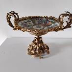 Chinees kanton familie Rose bord met verguld bronzen montuur, Antiek en Kunst, Ophalen