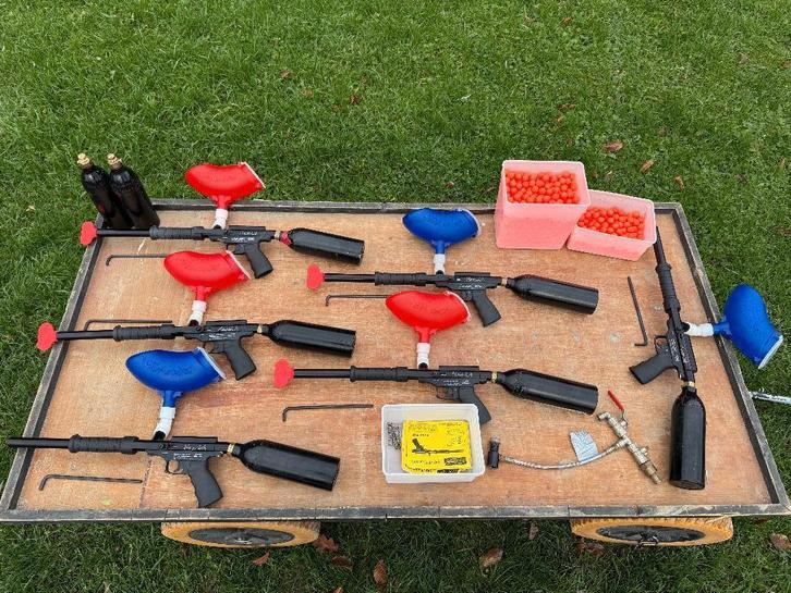 Set de pistolets de paintball, Sports & Fitness, Accessoires de sport de tir, Utilisé, Enlèvement