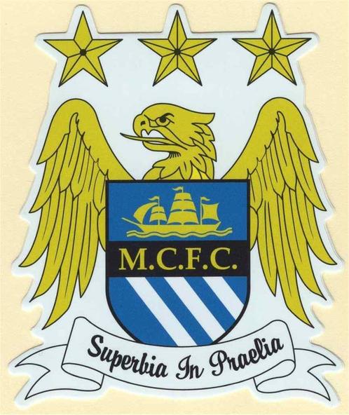 Manchester City FC sticker #2, Verzamelen, Sportartikelen en Voetbal, Nieuw, Verzenden