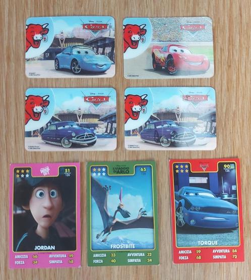 Disney pixar - cars la vache qui rit en collezione kaarten, Verzamelen, Disney, Zo goed als nieuw, Papier, Kaart of Schrift, Overige figuren