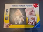 Kinder Puzzel (Ravensburger) 3x49 stukken, Enlèvement, 10 à 50 pièces, Comme neuf, 4 à 6 ans