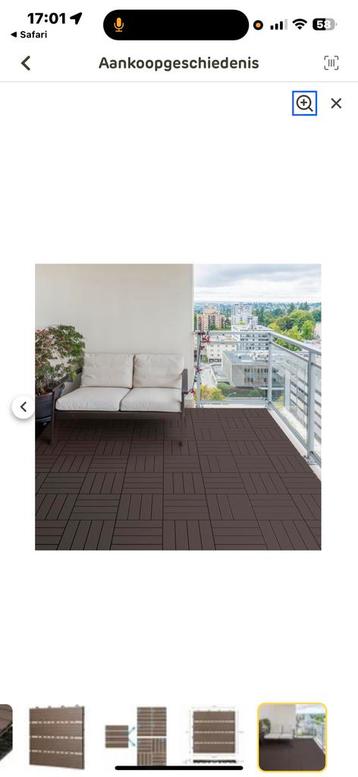 Terrastegels ECD Germany bruin 5m2 beschikbaar voor biedingen