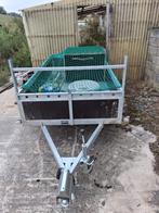 Remorque double essieux, Auto diversen, Aanhangers en Bagagewagens, Ophalen, Gebruikt