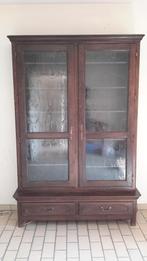 Boekenkast, Huis en Inrichting, Ophalen, Glas, Gebruikt, 200 cm of meer