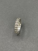 Massief zilveren ring met hart vorm, markasiet, Ophalen of Verzenden, Zo goed als nieuw, Zilver