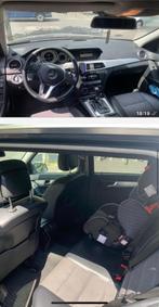 Mercedes classe c, Auto's, Automaat, Euro 5, Zwart, Leder en Stof