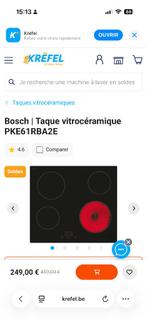 Vitrokeramische kookplaat 4,5 jaar garantie PKE61RBA2E, Elektronische apparatuur, Kookplaten, Ophalen, Keramisch, Refurbished