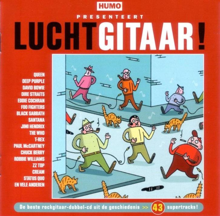 Dubbel-cd Luchtgitaar! (Humo 2002) Hard To Find..., Cd's en Dvd's, Cd's | Rock, Zo goed als nieuw, Poprock, Ophalen of Verzenden