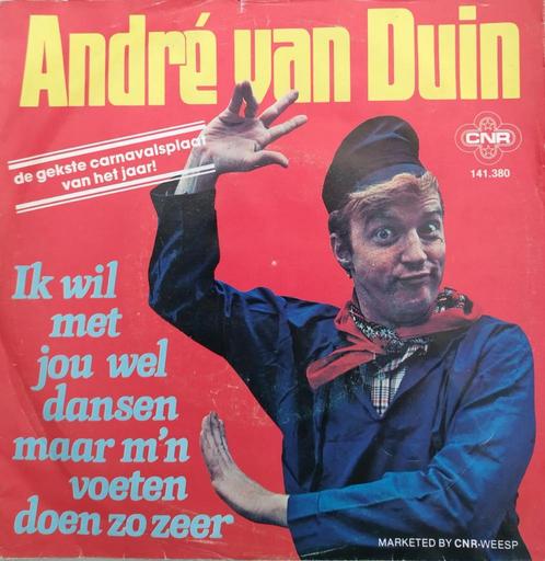 André Van Duin - Ik wil met jou wel dansen maar m'n, CD & DVD, Vinyles Singles, Utilisé, Single, En néerlandais, 7 pouces, Enlèvement