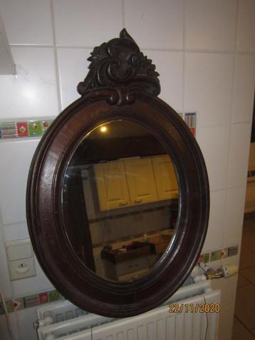 Miroir mural antique en chêne adam D beschikbaar voor biedingen