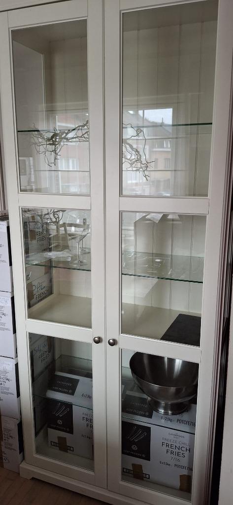 Vitrinekast, Huis en Inrichting, Kasten | Vitrinekasten, Zo goed als nieuw, 200 cm of meer, 50 tot 100 cm, 25 tot 50 cm, Met deur(en)