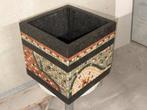 Jardinière en pierre bleue avec mosaïque, Maison & Meubles, Enlèvement, Neuf