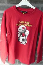 Rood T-shirt lange mouw I AM Boys (K110), Comme neuf, Chemise ou À manches longues, I am, Garçon