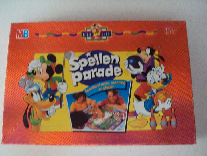 Vintage "Mickey for Kids Spellenparade" MB in prima staat., Hobby & Loisirs créatifs, Jeux de société | Jeux de plateau, Utilisé