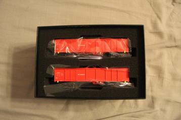 coffret wagons tombereaux B-MODELS DB SCHENKER (2), Neuf, Autres marques, Enlèvement ou Envoi, Wagon