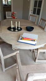 Mooie eiken tafel met stoelen. Antiek., Huis en Inrichting, Complete eetkamers, Gebruikt, Ophalen