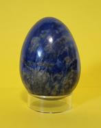 Lapis Lazuli ei met plexi sokkel., Ophalen of Verzenden