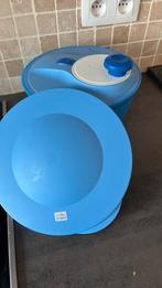Tupperware Slachef slazwierder met extra deksel, Ophalen of Verzenden, Zo goed als nieuw, Blauw, Overige typen
