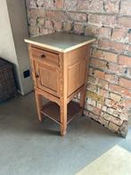 Mooi nachtkastje met marmeren blad., Huis en Inrichting, Ophalen, Zo goed als nieuw