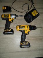 DeWalt DCD710 boorschroefmachine + DCF815 slagschroevendraai, Doe-het-zelf en Bouw, Ophalen of Verzenden, Zo goed als nieuw, Minder dan 400 watt