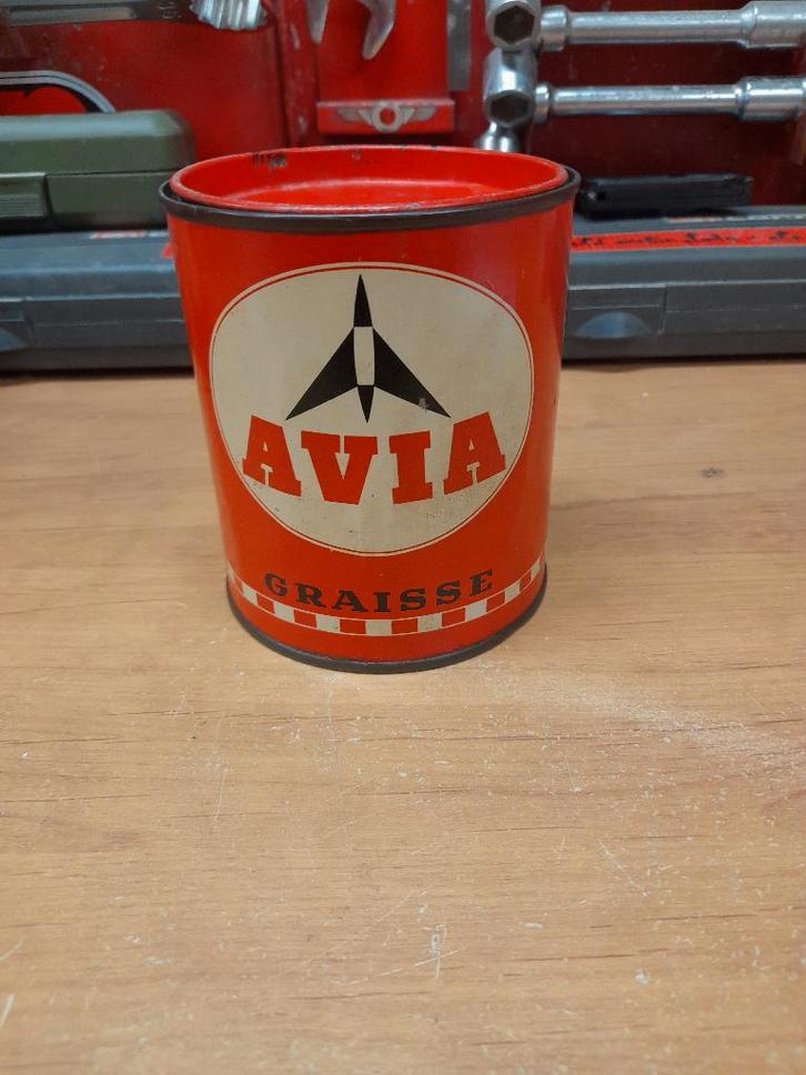 ancien pot graisse vide avia, Collections, Marques & Objets publicitaires, Utilisé, Autres types, Enlèvement ou Envoi