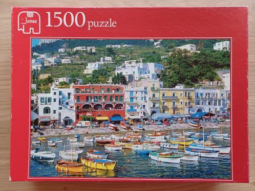 Jumbo 1500 stukjes - Campania Capri, Hobby en Vrije tijd, Denksport en Puzzels, Gebruikt, Legpuzzel, 500 t/m 1500 stukjes, Ophalen of Verzenden